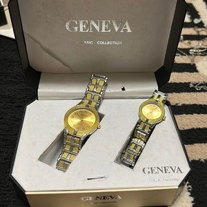 Geneva Classic Collection set of 2 watches